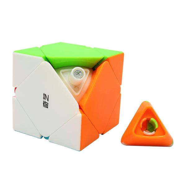 Imagem de Brinquedo mágico sem adesivo Skewb Cube Z-Cube QY Toys Brinquedo mágico sem adesivo