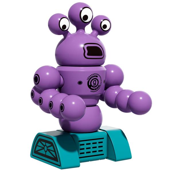 Imagem de Brinquedo Magnet Robot TEMI Monster 35 unidades para crianças de 3 a 5 anos com caixa