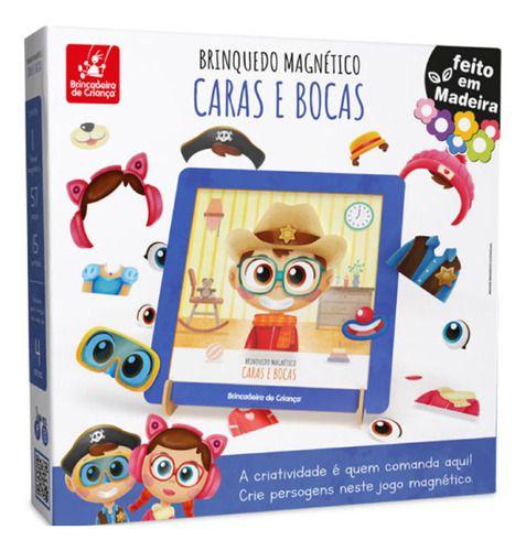 Imagem de Brinquedo Magnético Caras e Bocas Estimulo da Imaginação