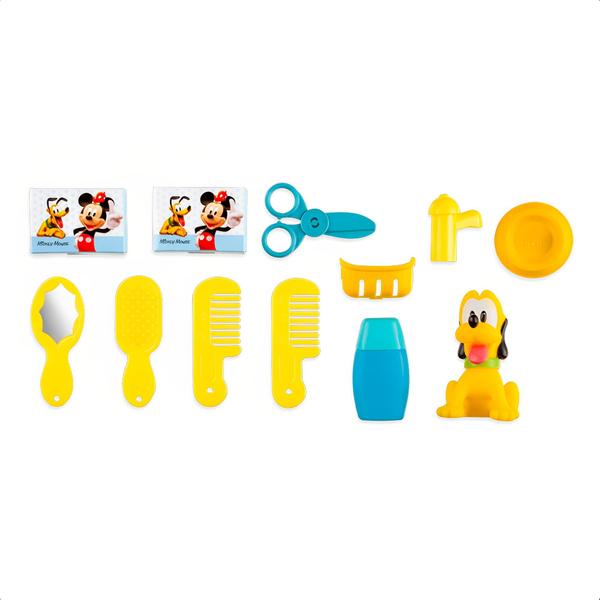 Imagem de Brinquedo Maleta 3 em 1 Pet Shop do Mickey com Acessórios e Alça Faz de Conta Multikids - BR1571