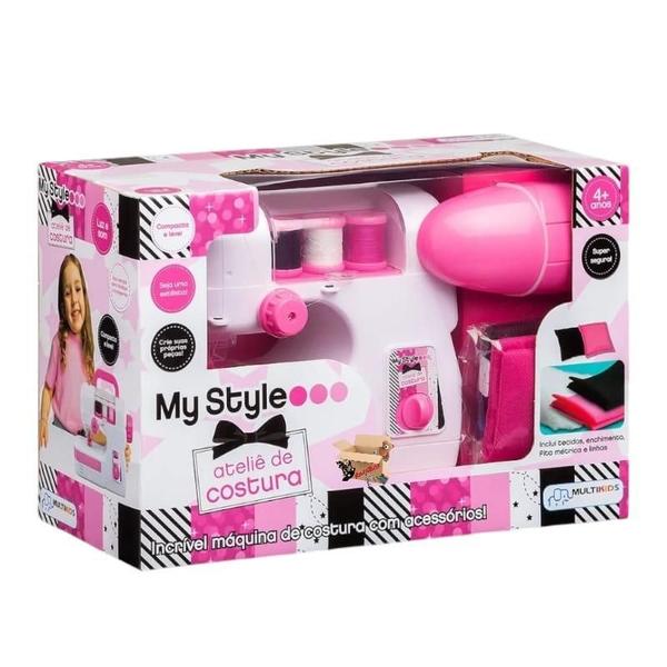 Brinquedo Máquina De Costura Infantil Ateliê Com Acessórios - Multikids Imagem de Brinquedo Máquina De Costura Infantil Ateliê Com Acessórios