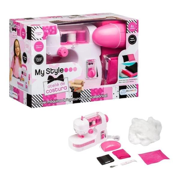 Brinquedo Máquina De Costura Infantil Ateliê Com Acessórios - Multikids Imagem de Brinquedo Máquina De Costura Infantil Ateliê Com Acessórios
