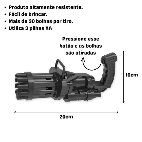 Brinquedo Máquina Lança Bolha De Sabão Colorida - DM TOYS Imagem de Brinquedo Máquina Lança Bolha De Sabão Colorida