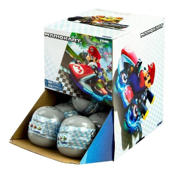 Imagem de Brinquedo Mario Kart Figuras Pullbacks Carrinho Surpresa Fun