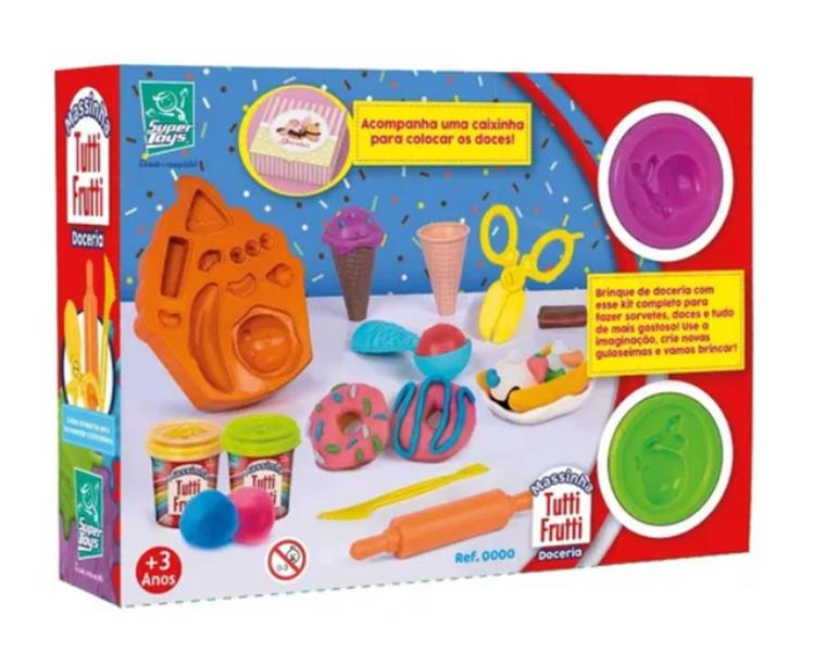 Imagem de Brinquedo Massinha De Modelar Doceria Cheiro De Tutti Frutti Super Toys