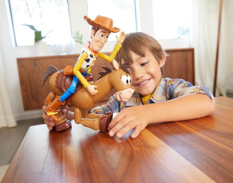 Imagem de Brinquedo Mattel Disney Pixar Toy Story 4 Woody e Bullseye