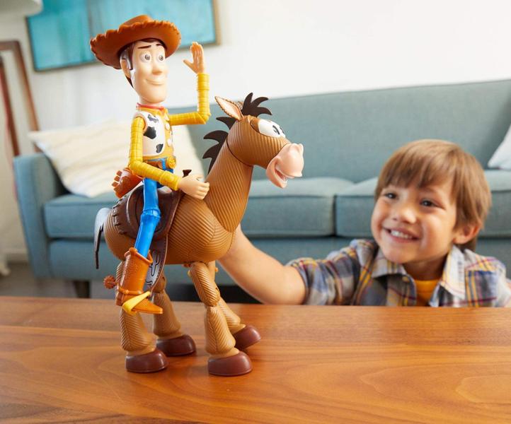 Imagem de Brinquedo Mattel Disney Pixar Toy Story 4 Woody e Bullseye