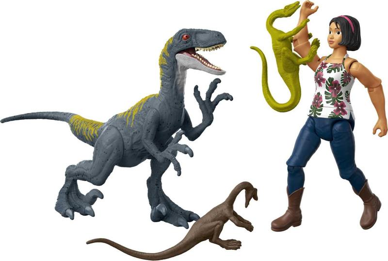 Imagem de Brinquedo Mattel Jurassic World Camp Cretaceous Sammy, Velociraptor