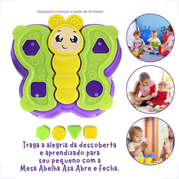 Imagem de Brinquedo Mesinha Anabelha Asa Abre Fecha Bebê Interativo