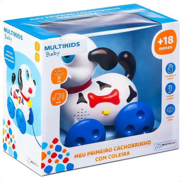 Brinquedo Meu Primeiro Cachorrinho Com Coleira Emite Sons Luzes E Movimentos +18 Meses Multikids - BR1443 Imagem de Brinquedo Meu Primeiro Cachorrinho Com Coleira Emite Sons Luzes E Movimentos +18 Meses Multikids - BR1443