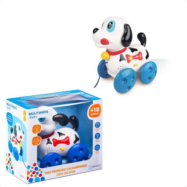 Brinquedo Meu Primeiro Cachorrinho Com Coleira Emite Sons Luzes E Movimentos +18 Meses Multikids - BR1443 Imagem de Brinquedo Meu Primeiro Cachorrinho Com Coleira Emite Sons Luzes E Movimentos +18 Meses Multikids - BR1443