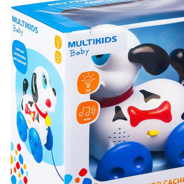 Brinquedo Meu Primeiro Cachorrinho Com Coleira Emite Sons Luzes E Movimentos +18 Meses Multikids - BR1443 Imagem de Brinquedo Meu Primeiro Cachorrinho Com Coleira Emite Sons Luzes E Movimentos +18 Meses Multikids - BR1443