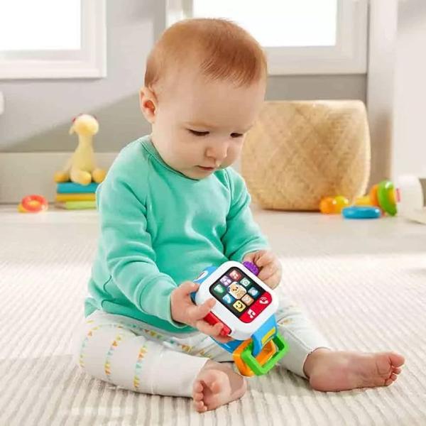 Imagem de Brinquedo Meu Primeiro Smartwatch Fisher price HXB79 - Mattel