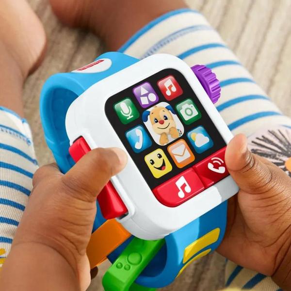 Imagem de Brinquedo Meu Primeiro Smartwatch Fisher price HXB79 - Mattel