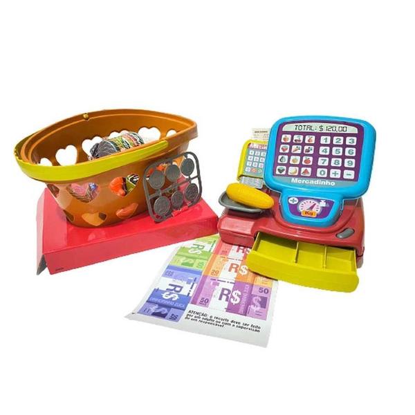 Imagem de Brinquedo Minhas Comprinhas Happy Shop Zuca Toys Ref.7892