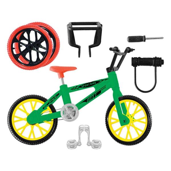 Imagem de Brinquedo Mini Bicicleta De Dedo Com 7 Acessórios X-Trink