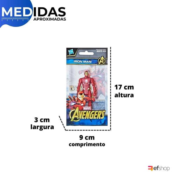 Imagem de Brinquedo Mini Boneco Avengers Vingadores Marvel Articulado 10 cm