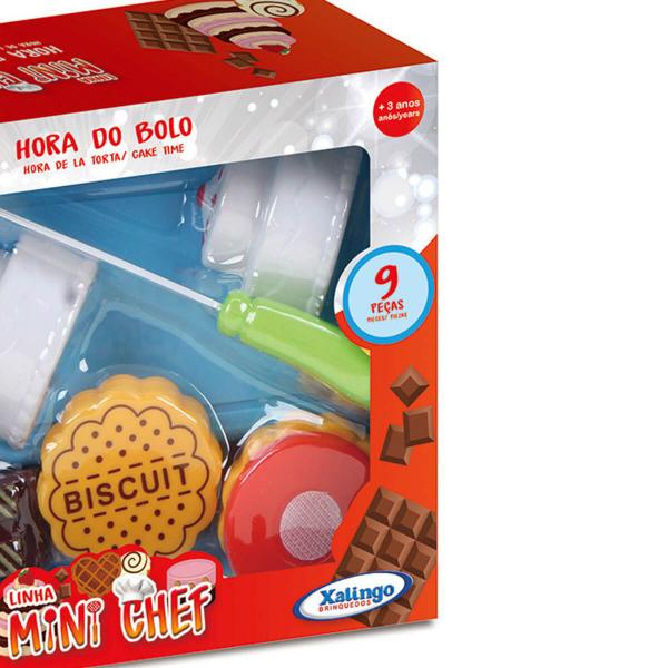 Imagem de Brinquedo Mini Chef 9 Peças  Hora do Bolo Xalingo - 2782.1