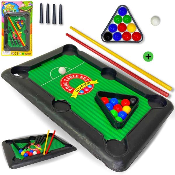 Brinquedo Mini Mesa De Sinuca Bilhar Jogo Infantil Portátil - Europio Imagem de Brinquedo Mini Mesa De Sinuca Bilhar Jogo Infantil Portátil
