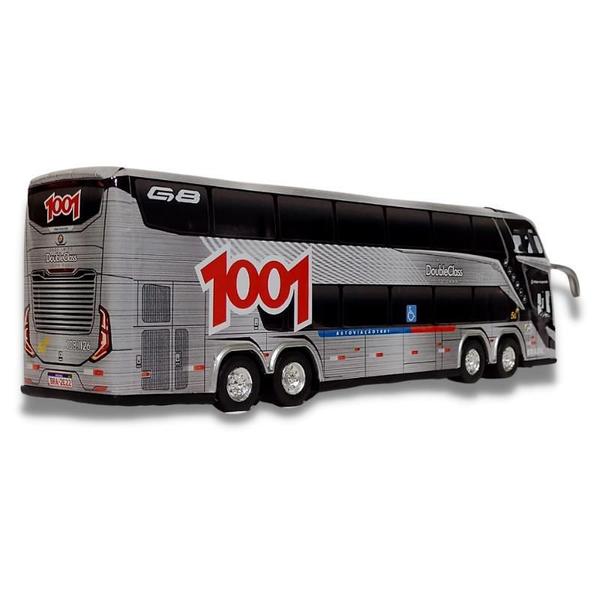 Imagem de Brinquedo Miniatura De Ônibus 1001 Cinza Geração G8