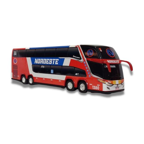 Imagem de Brinquedo Miniatura De Ônibus Antiga Nordeste + Caneca