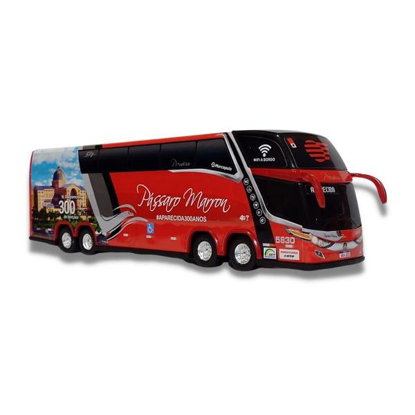 Imagem de Brinquedo Miniatura De Ônibus Passáro Marrom Aparecida