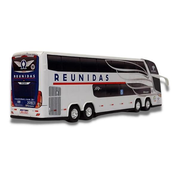 Imagem de Brinquedo Miniatura De Ônibus Reunidas Sc 1800 Dd G7