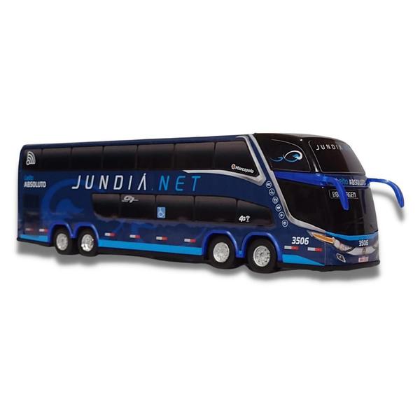 Imagem de Brinquedo Miniatura De Ônibus Viação Jundiá.Net G7 Dd