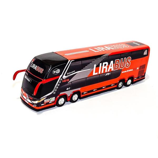 Imagem de Brinquedo Miniatura De Ônibus Viação Lira Bus 1800 Dd G7