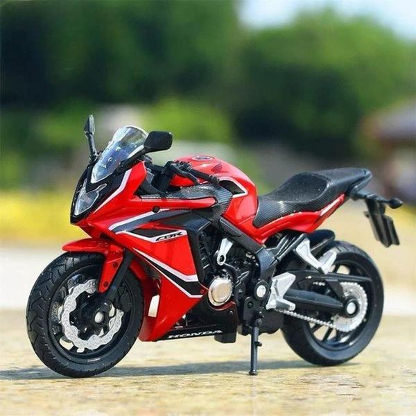 Imagem de Brinquedo Miniatura Honda CBR 650F Escala 1:18 - Dm Toys 6518