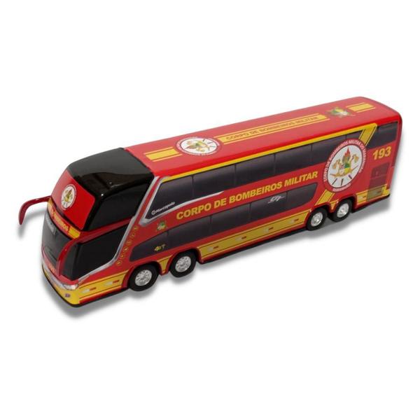 Imagem de Brinquedo Miniatura Ônibus 193 Corpo De Bombeiros Militar