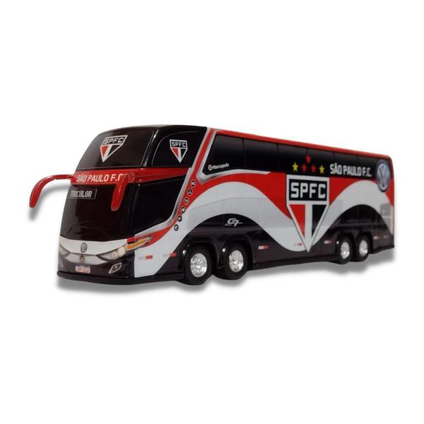 Imagem de Brinquedo Miniatura Ônibus Do São Paulo Fc + Caneca