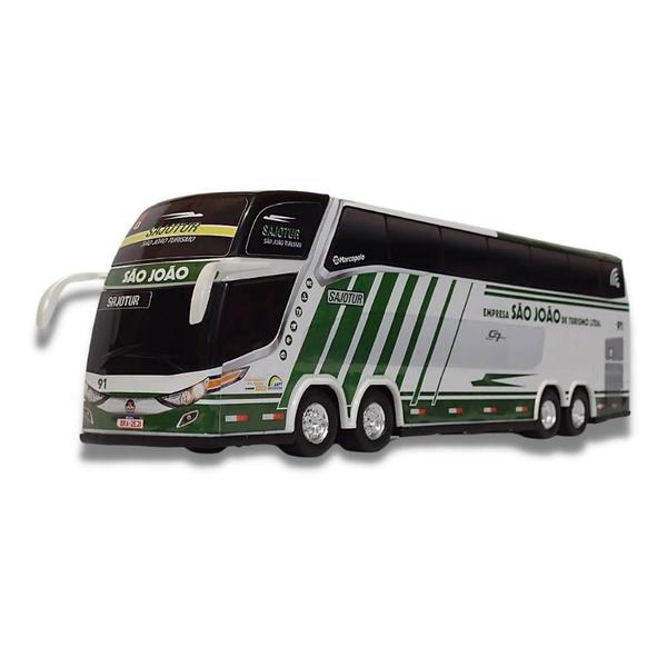 Imagem de Brinquedo Miniatura Ônibus Empresa São João G7 Dd