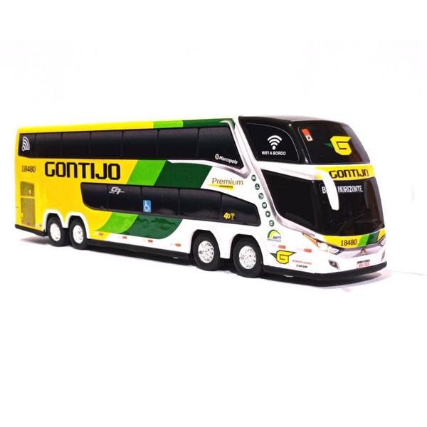 Imagem de Brinquedo Miniatura Ônibus Viação Gontijo Premium Coleção