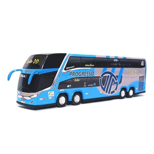 Imagem de Brinquedo Miniatura Ônibus Viação Progresso Leito 1800 Dd G7