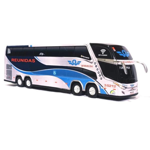 Imagem de Brinquedo Miniatura Ônibus Viação Reunidas 35212 - 30Cm