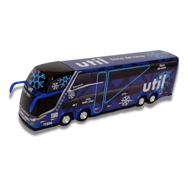 Imagem de Brinquedo Miniatura Ônibus Viação Util Floco De Neve Dd