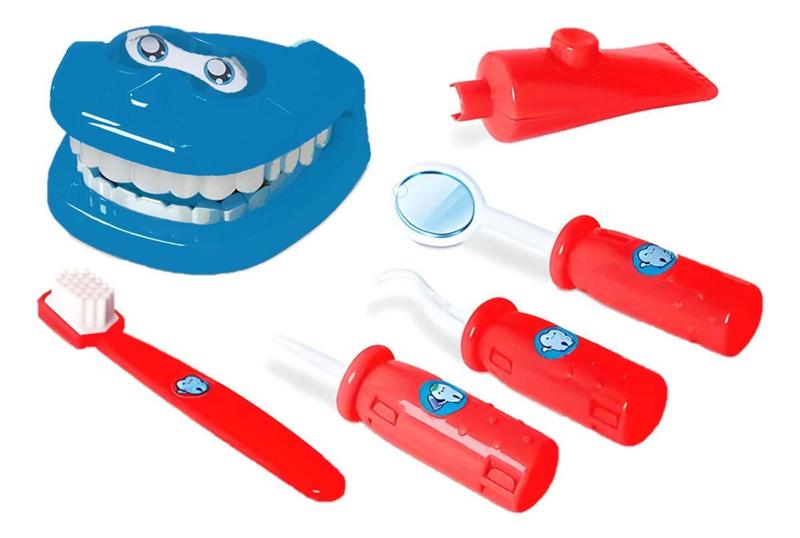 Imagem de Brinquedo Mochila De Atividades Didático Criança Dr Dentista  Samba Toys