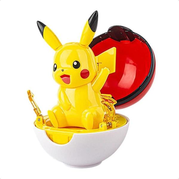 Imagem de Brinquedo Modelo De Figura Pokémon Pokeball - Pikachu