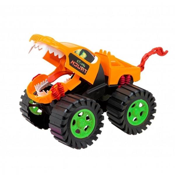 Imagem de Brinquedo Monster Truck Dino Carrinho Miniatura Picape Fricção 29,5cm