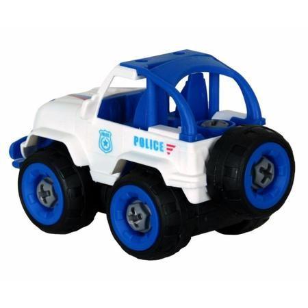 Imagem de Brinquedo Monta Desmonta Policial Helicóptero Carro Moto