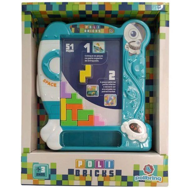 Imagem de Brinquedo Monta e Desmonta Polibrinq BM051 Azul