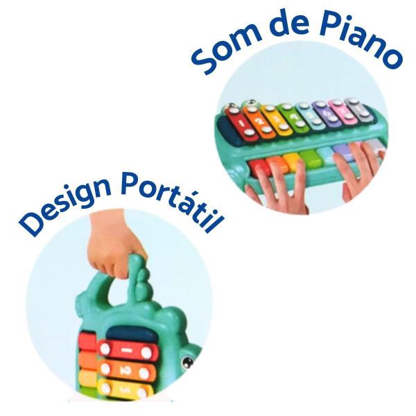 Imagem de Brinquedo Montessori Bebe Xilofone Menino Menina Presente Instrumento Musical Criança 1 2 ano