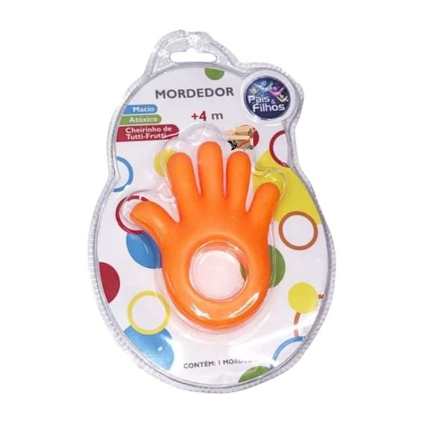 Brinquedo Mordedor Infantil Macio Para Bebê Com Cheirinho Antiestresse Gengiva - Pais E Filhos - RafaBox Imagem de Brinquedo Mordedor Infantil Macio Para Bebê Com Cheirinho Antiestresse Gengiva - Pais E Filhos