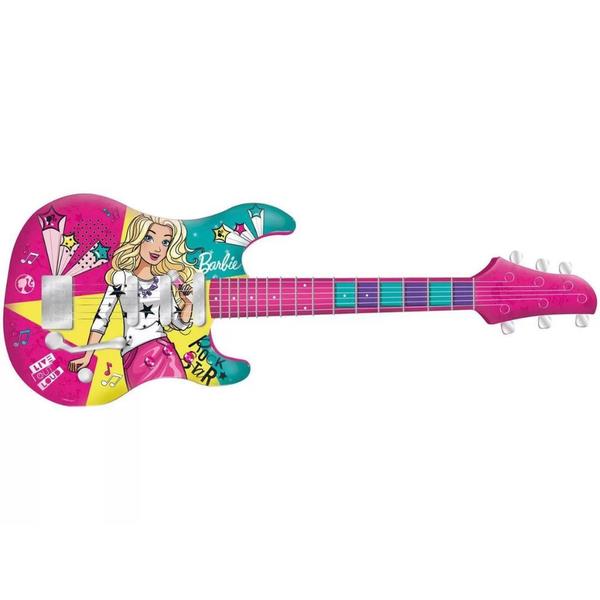 Imagem de Brinquedo Musical Barbie Fabulosa Bateria E Guitarra Com Função MP3 Player - Fun