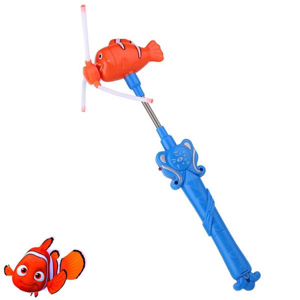 Imagem de Brinquedo Musical Catavento com Luzes Leds Brilhantes Nemo + pilhas