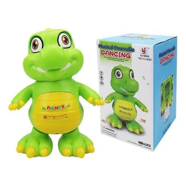 Imagem de Brinquedo Musical Crocodilo Dançante Com Som Luz E Movimento