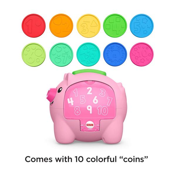 Imagem de Brinquedo musical Fisher-Price Laugh & Learn Count & Rumble Piggy Bank