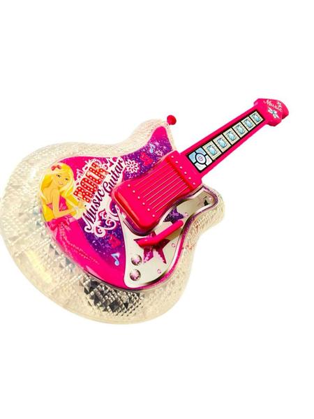 Imagem de Brinquedo Musical Guitarra Girls Rock Diversão Com Luzes E sons