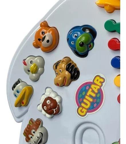 Imagem de Brinquedo Musical Guitarrinha Girafinha Educativo Fazendinha